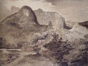 The Castle Rock,Borrowdale, John Constable